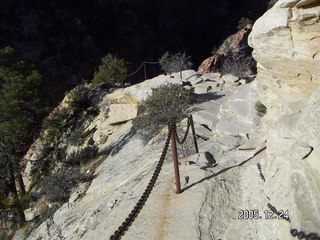 Zion National Park -- Angel's Landing hike -- Adam