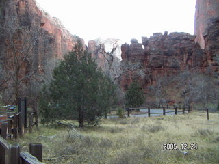 `Zion National Park -- Angel's Landing hike -- Adam in the hole in the rock