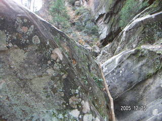 Zion National Park -- Hidden Canyon trail -- Adam