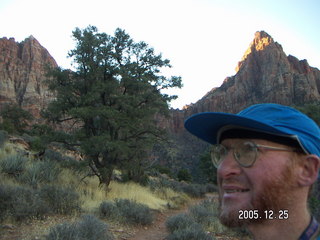 262 5nr. Zion National Park -- Watchman hike --  Adam