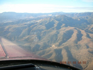 aerial -- from Roosevelt Lake to Globe