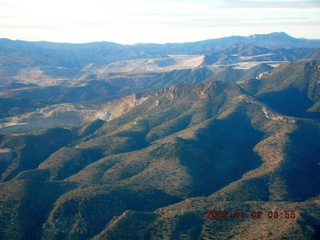 aerial -- from Roosevelt Lake to Globe