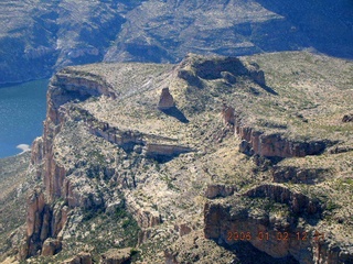 aerial -- Four Peaks seen from the east