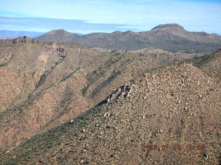 aerial -- from Globe to Roosevelt Lake