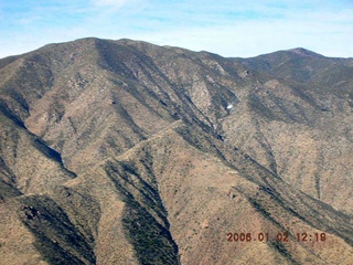 aerial -- from Globe to Roosevelt Lake