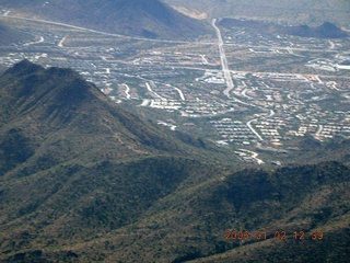 aerial -- Salt River -- interesting clouds