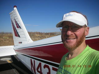 Bagdad -- Coors Lake trail -- Adam running