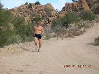 271 5pe. Bagdad -- Coors Lake trail -- Adam running