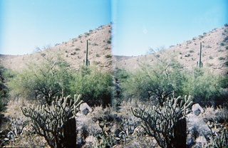 stereo-3D L+R parallel-eye Loreo -- Lost Dog Wash trail