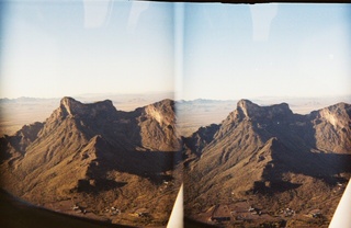 stereo-3D L+R parallel-eye Loreo -- Picacho Peak