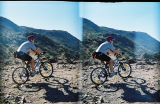 stereo-3D L+R parallel-eye Loreo -- Lost Dog Wash trail