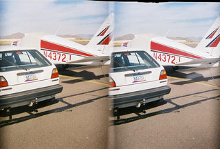 stereo-3D L+R parallel-eye Loreo N4372J at Deer Valley with my car