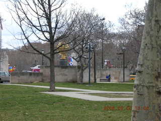 area outside Franklin Institute in Philadelphia