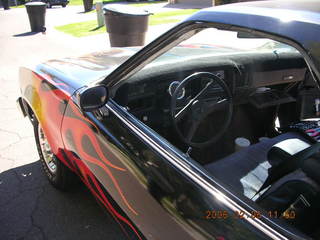 Sean's El Camino with flames