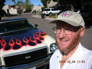 Sean's El Camino with flames -- Adam