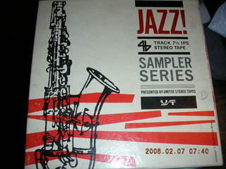 1448 5q7. Jazz! Sampler Series tape box