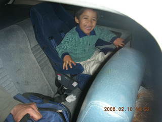 1513 5qa. Gaby in car seat