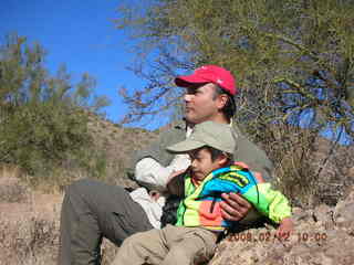 1553 5qc. Ivan, Gaby at Sunrise Trail