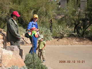 1557 5qc. Ivan, Bety, Gaby at Sunrise Trail