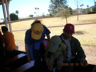 Betsy, Gaby, Ivan at Train Museum