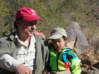 1550 5qc. Ivan, Gaby at Sunrise Trail