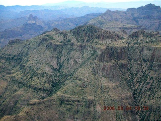 aerial -- Flatiron in the Superstition Mountains