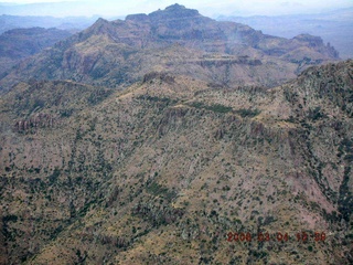 aerial -- Flatiron in the Superstition Mountains