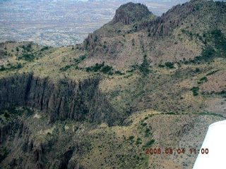 aerial -- Flatiron in the Superstition Mountains