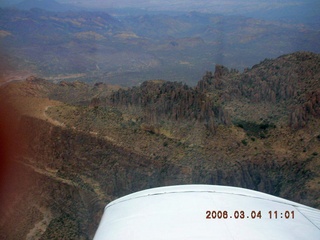 9 5r4. aerial -- Flatiron in the Superstition Mountains