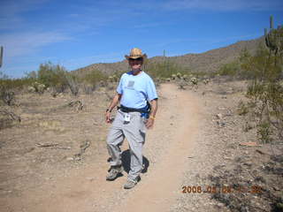 Bernie Finkle on Lost Dog Wash trail