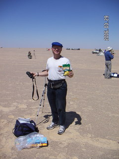 2006 eclipse trip -- Sahara Desert eclipse site -- Adam