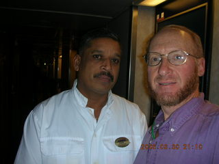 2006 eclipse trip -- my steward Kumar and Adam