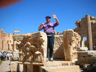 2006 eclipse trip -- Sahara Desert eclipse site -- Adam with eclipse glasses