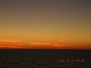 2006 eclipse trip -- sunset on the Mediterranian Sea