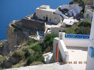 2006 eclipse trip -- Santorini shopping stop