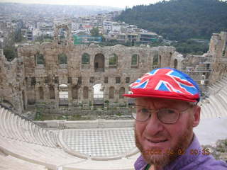 2006 eclipse trip -- Athens -- Acropolis -- amphitheater -- Adam