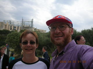 2006 eclipse trip -- Athens -- Acropolis -- Wendy, Adam