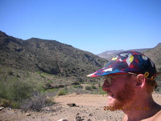 Bagdad -- Coors Lake trail -- Adam running from behind