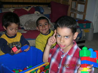 Montijo party -- three kids