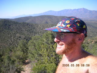 289 5t6. Adam at Payson run vista view