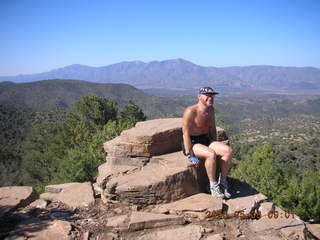 290 5t6. Adam at Payson run vista view