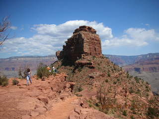 view from South Kaibab trail -- Panorama Point -- Greg and Adam