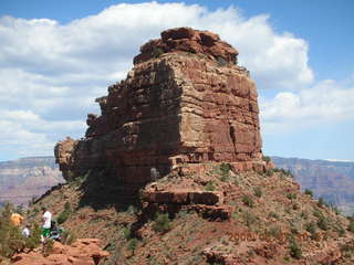 view from South Kaibab trail --Panorama Point -- Greg and Adam