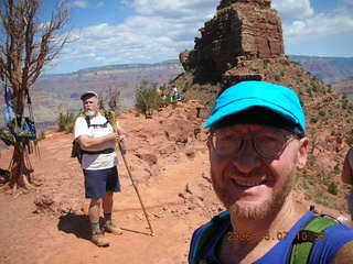 view from South Kaibab trail -- Greg and Adam