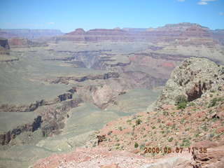 view from South Kaibab trail -- O'Neal Butte -- Greg hiking