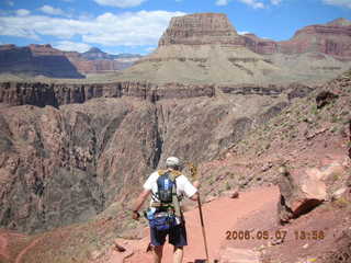 view from South Kaibab trail -- Greg hiking