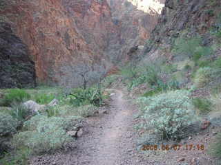 183 5t7. North Kaibab trail from Phantom Ranch