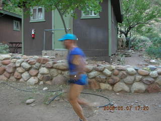 Phantom Ranch -- Adam running