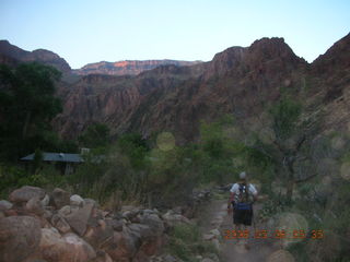 7 5t8. view from Bright Angel trail