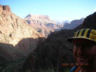 view from Bright Angel trail -- Mighty Colorado River
